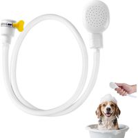 Pomme de douche pour animal domestique avec tuyau en caoutchouc, douchette portable pour animaux domestiques,1.3m