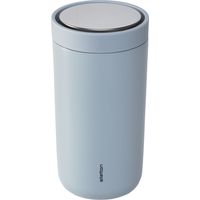 Taza isotérmica Stelton To Go Click azul pastel 200 ml