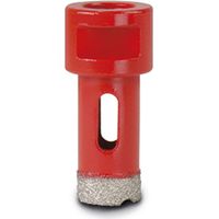 Diamantbohrkrone STAYER Ø20 mm mit M14-Einsatz zum Trockenschneiden mehrerer Materialien, rote Farbe