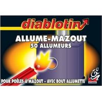 Allume mazout avec bout allumette x50