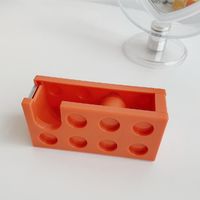 Cute Building Block Shape Tape Dispenser, Easy Cutting Desk Tape