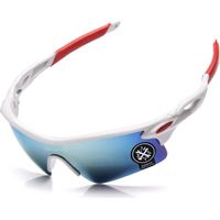 Lunettes de soleil polarisées avec protection UV, lunettes de cyclisme pour femmes et hommes