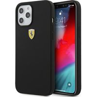 Ferrari FESSIHCP12LBK iPhone 12 Pro Max 6,7 schwarz/schwarz Hartschalen-Silikonhülle