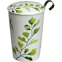 Tasse en porcelaine à double paroi avec infuseur - TREES