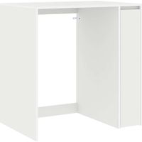 vidaXL Armoire pour machine à laver avec porte Blanc 87 x 60 x 89 cm