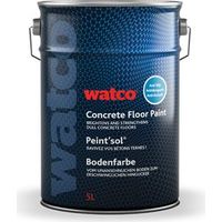 Watco Bodenfarbe Beste Formel Anti-Rutsch, einkomponentiger Bitumen, Zinkgelb RAL 1018 5L