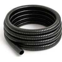 Wiltec – Tuyau spiralé de refoulement 25 m – Ø 40 mm – PVC rigide avec spirale renforcée – Évacuation sous pression pour bassins et jardins