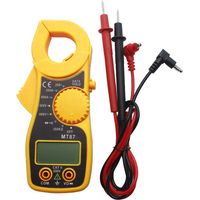 Digitales Multimeter mit AC/DC-Zangenmessgerät – Voltmeter, Amperemeter und Ohmmeter – LCD-Bildschirm – Kompaktes Taschenmultimeter