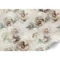 Standard-Vliestapete – 100 x 70 cm – Vintage-Stil – Blumenmuster Standard-Vliestapete – 400 x 280 cm – Vintage-Stil – Blumenmuster