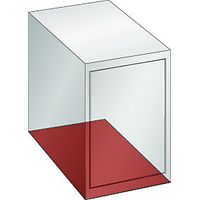 LISTA, Corps d'armoire à tiroirs vide, l x p ext 564 x 725 mm,
