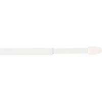 MOBOIS - 2 tringles plates extensibles 80/120 cm blanc et 4 pitons
