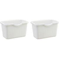 2 boîtes de rangement de cuisine