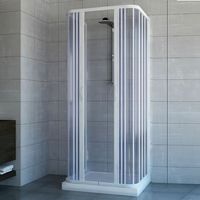 Duschkabine in PVC H 185 cm Mod. Ariete 70x100x70 zentrale offnung