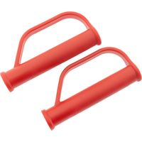 DKH 2 x Sicherheitsgriffe für Sackkarre 25 mm rot