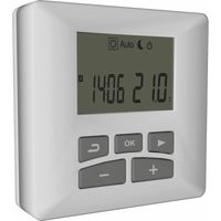 Irsap Spa – Télécommande sans fil blanche pour sèche-serviette électrique – Compatible modèles IRSAP – 3 modes de chauffe – Programmation hebdomadaire