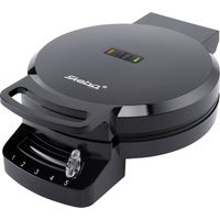 Steba WE 1 Gaufrier revêtement anti-adhésif, voyant lumineux, rabattable, réglage de la température en continu noir Y305062