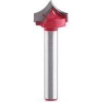 6Mm Shank 3D Cnc Gravure Cnc Round Over Coin Bit Routeur Bits V Groove Aiguille Pointe Routeur Bits Bois Bit Sculpture Outil (Diamètre de la lame de 15 mm).