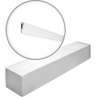 NMC M2-box NOMASTYL Noel Marquet 1 Karton SET mit 62 Eckleisten Stuckleisten Modern weiß 124 m