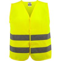 Gelbe reflektierende Workfit-Weste, Größe M