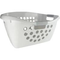 Laguelle Wäschekorb modern weiß 50 Liter