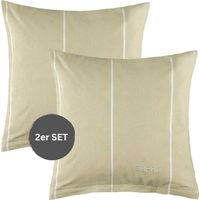 ESPRIT Housses de coussin renforcées HARPLINES - Lot de 2 40x40 cm, beige