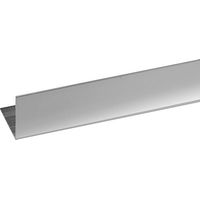 PROFILO ANGOLARE LATI UGUALI ARCANSAS - ALLUM ARGENTO LUX S.MM 1,0 MM 10X10 H.CM 200- 5 pezzi
