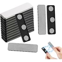 12 paires d'aimants pour rideaux, aimants autocollants pour stores vénitiens, aimants pour rideaux, pinces magnétiques occultantes pour salle de douche