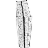 1 shaker à cocktail en acier inoxydable, TIN on TIN, gravure personnalisée, 800 ml / 500 ml, barman maison