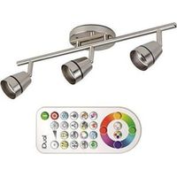 Paris Prix - BARRA FARETTI 3 SPOT Led orientabile IVORY 56cm Argento