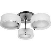 Lámpara de Techo Gota E27 Pantalla Acrílico Blanco Salón Dormitorio Cocina 40cm
