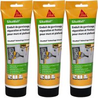 Lot de 3 enduits de rebouchage SIKA SikaWall Rebouchage Universel - 425g