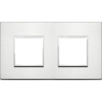 VIMAR - 21643.01 Platte 4M (2+2)int71 Aluminium hell