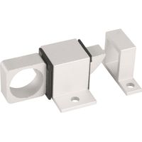 Goupille de sécurité pour fenêtre, verrou de verrouillage, convient pour une fermeture horizontale ou verticale, en aluminium, finition argentée, vis d'expansion incluses.