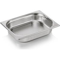 Bac inox perforé fond et côtés GN 1/2 H 65 mm 4 ltr GN ESSENTIALS - Was Germany