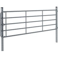 Stahlpfahl mit Plastikkappe für Weidetor WZTR, 2,0 m x Ø 88 mm