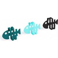 Gancio per cassetto balvi fish drawer hanger senza attrezzi 9x4,8 cm