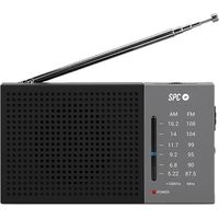 Spc jetty lite am/fm radio gray