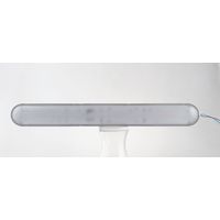Plafoniera stagna NAUTILUS Argento in pc 55W 7500LM 4000K(Luce naturale) IP65 148cm.