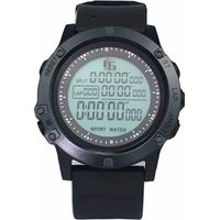 Fußball-Schiedsrichteruhr mit Timer, Nachtlicht, Countdown, Stoppuhr, Sportlehrerspiel, großes Gesicht (schwarz)