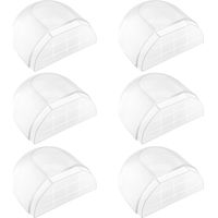 6 Stück Türstopper für den Innenbereich, selbstklebende Türstopper, Bodentürstopper, transparente Türstopper für alle Hartböden, Türstopper
