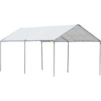 Carport auvent pour voiture COVER blanc