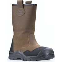 Coverguard - Botas de seguridad Pyrope S3 Src Ci forradas de cuero marrón talla 39