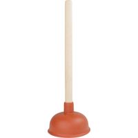 Ausgussreiniger 140mm mit Stiel rot