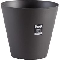 Pot De Fleur Couleur Anthracite ø26cm Plastiken - Plastiken