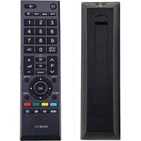 QORVA-Remplace la télécommande Toshiba CT-90326. Compatible avec les télécommandes universelles Toshiba CT-90326 pour téléviseurs Toshiba.