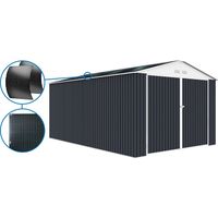 Metallgarage "Houston" - 18,56 m² mit Solarpaneele - Anthrazit