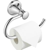 Polished Chrome Toilet Tissue Paper Holder Polished Chrome Bathroom Accessories Toilet Roll Paper Hanger, Wall Mounted, Rustproof