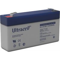 Batterie plomb étanche UL1.3-6 Ultracell 6v 1.3ah