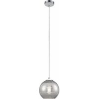 Suspension Reality Jaron chrome verre Ø20 E27 40W