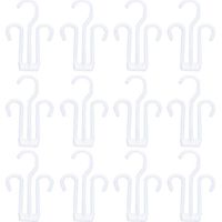Lot de 20 cintres à chaussures et pantoufles, séchoirs et crochets de rangement pour la maison et le magasin.-16x9.5x2cm-White